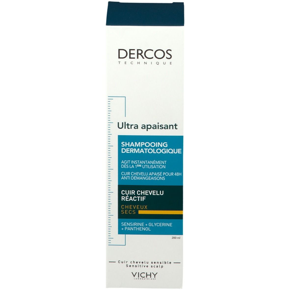 Vichy Dercos Ultra Apaisant Shampooing Dermatologique Cheveux Secs