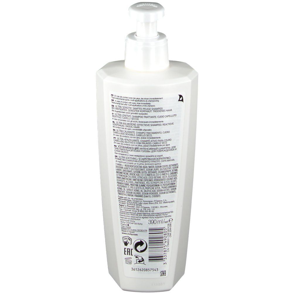 Vichy Dercos Dermo Kalmerende Shampoo Droog Haar