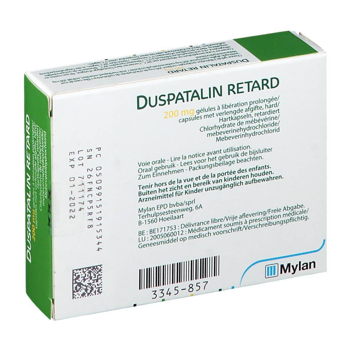 Duspatalin Retard 200 mg