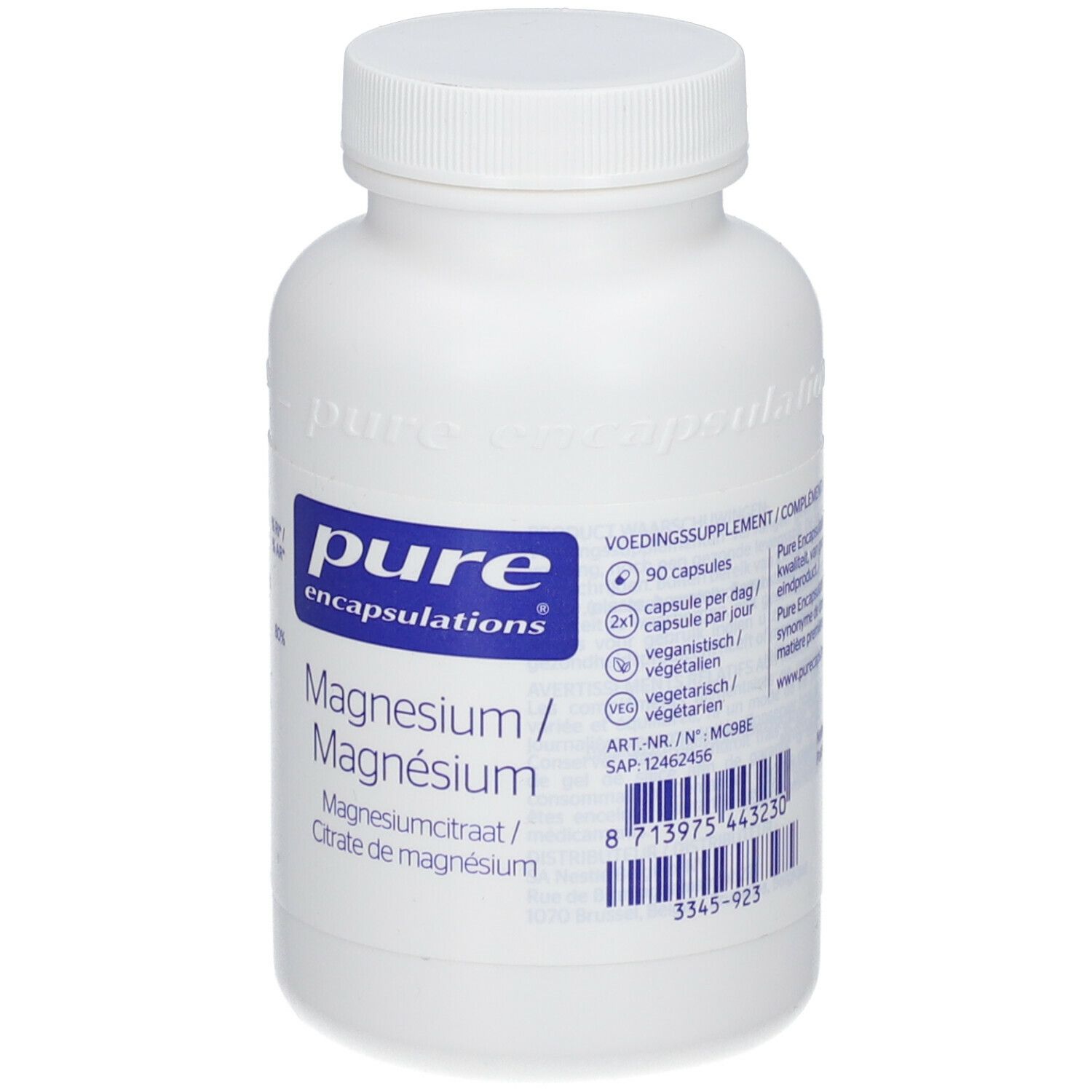 Pure Encapsulations Citrate De Magnésium