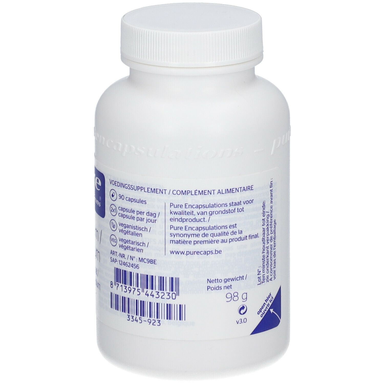 Pure Encapsulations Citrate De Magnésium