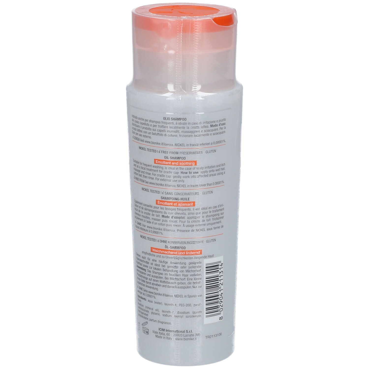 BioNike Triderm Oil Shampoo