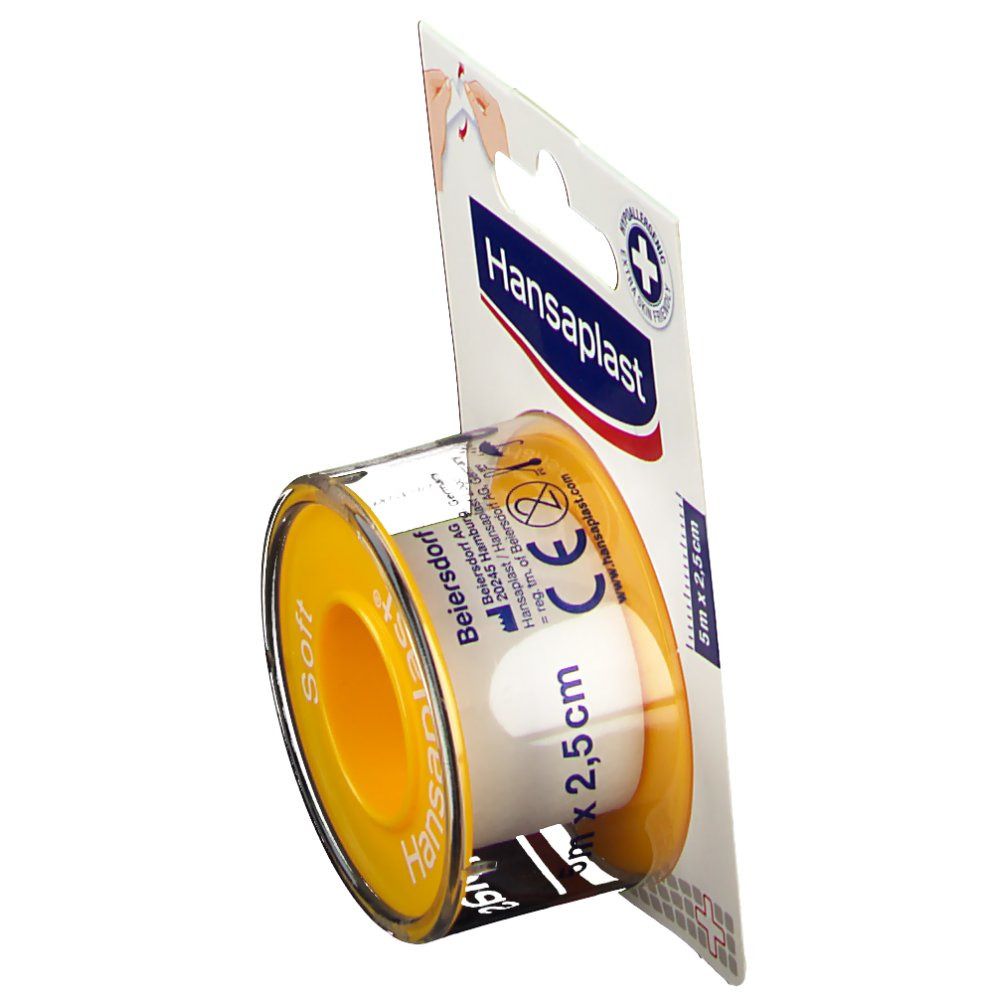 Hansaplast Hechtpleister Soft 5mx2,5cm