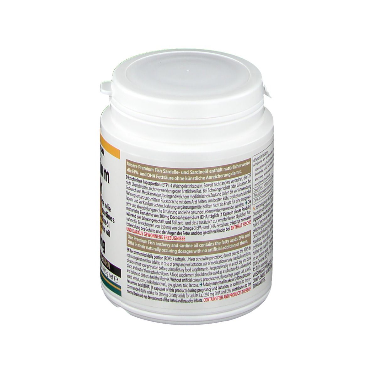 Altisa Premium Fish Huile 500 mg