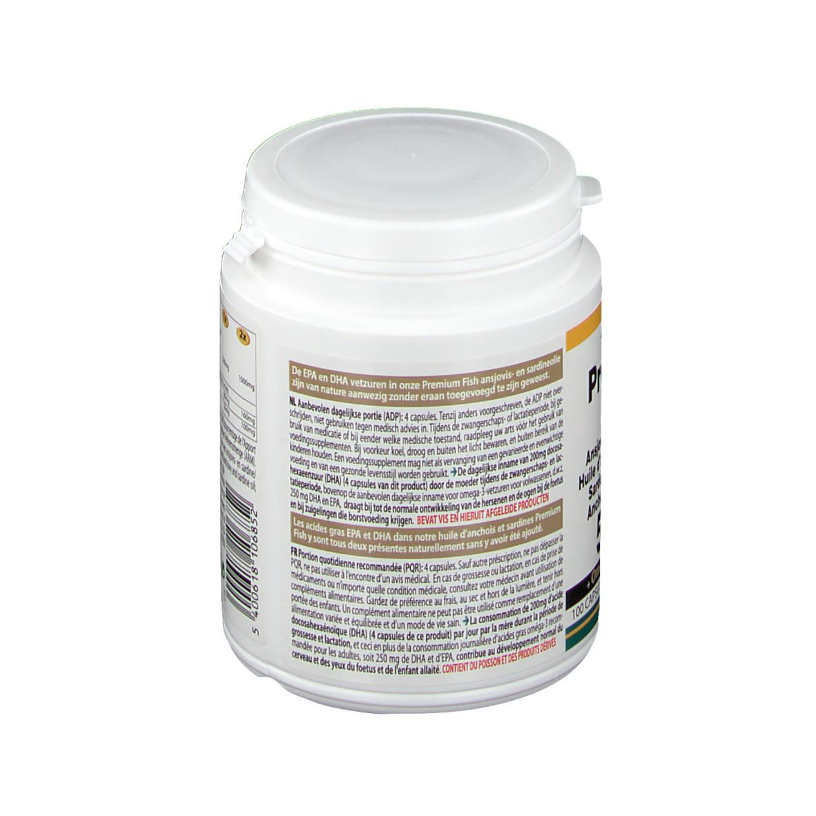 Altisa Premium Fish Huile 500 mg
