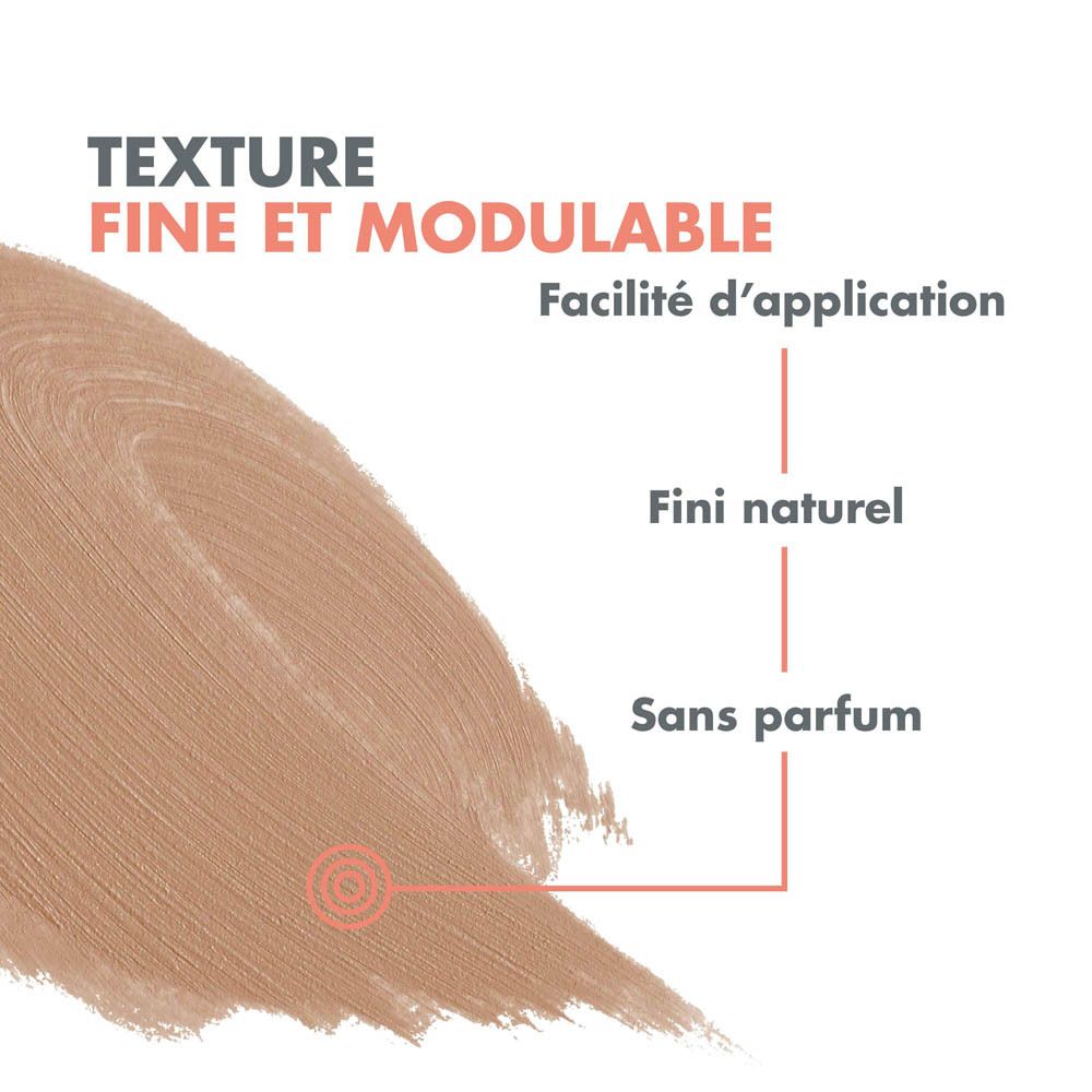 Image produit avec 4 produits. 1 : Spray. 2 : Crème. 3 : Poudre compacte. 4 : Lotion.