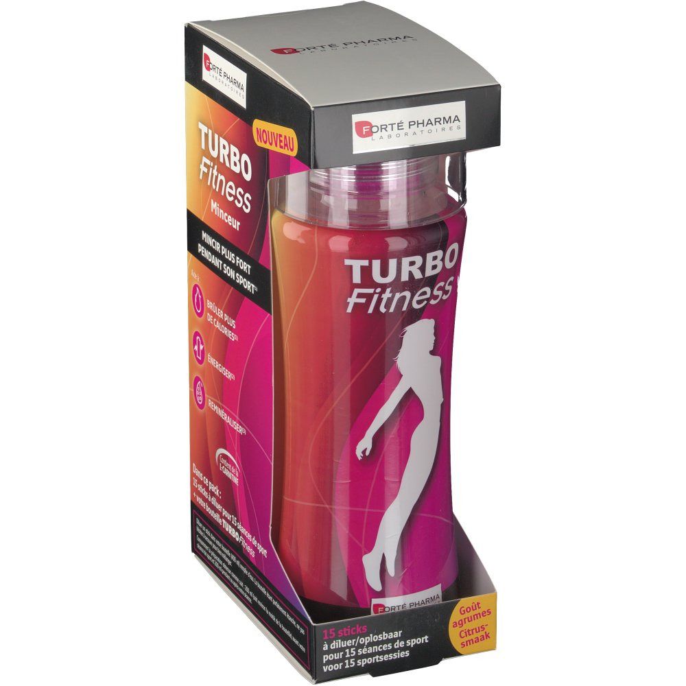 Forte Pharma Turbo Fitness Slankheid Fles + 15 Sticks