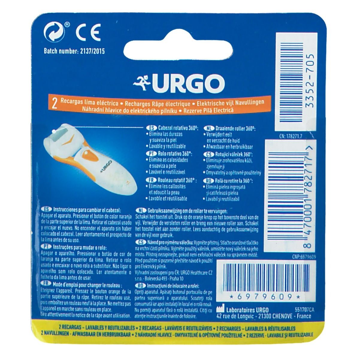 Urgo Navulling Elektrische Vijl