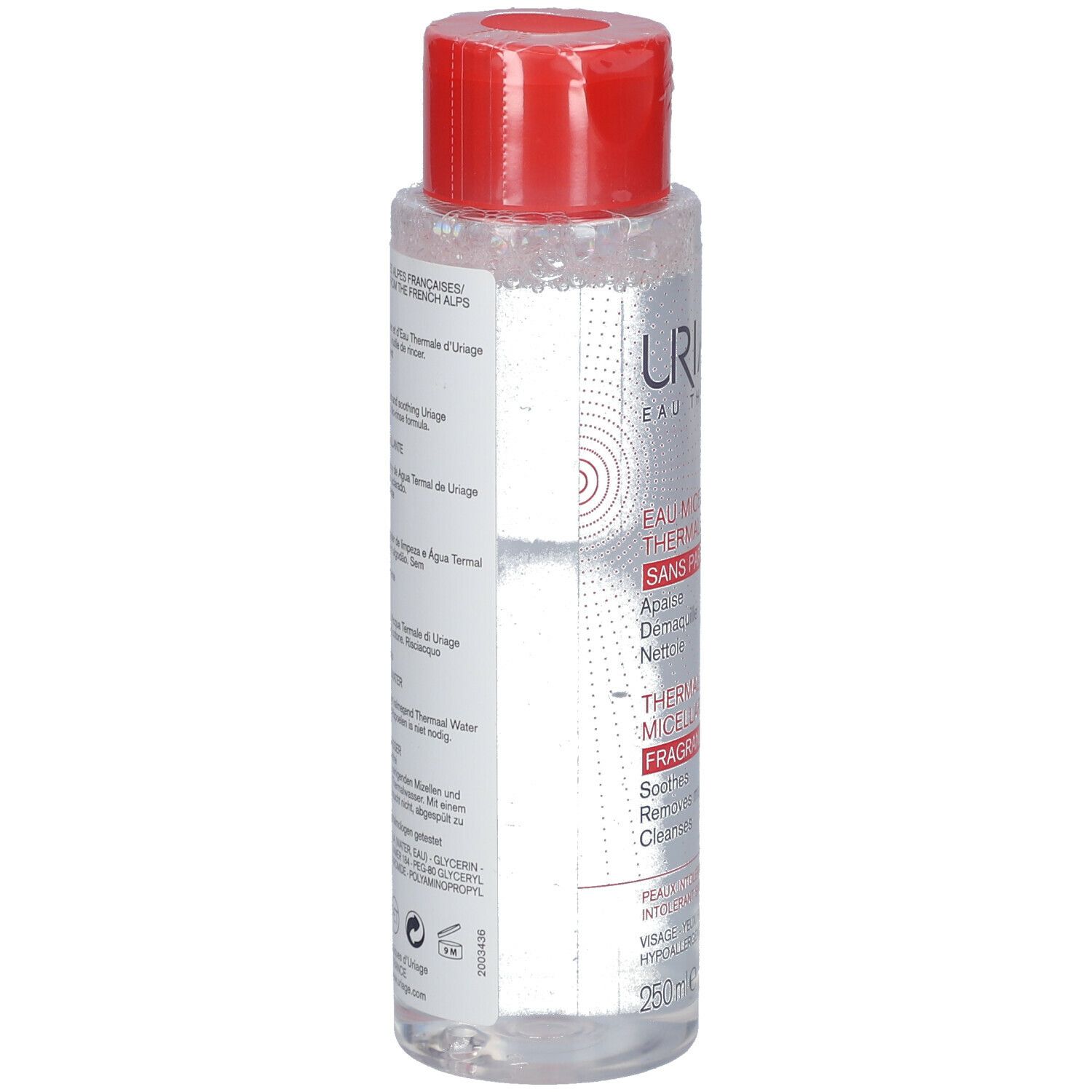 Uriage Eau Micellaire Thermale Sans Parfum Peaux Intolérantes