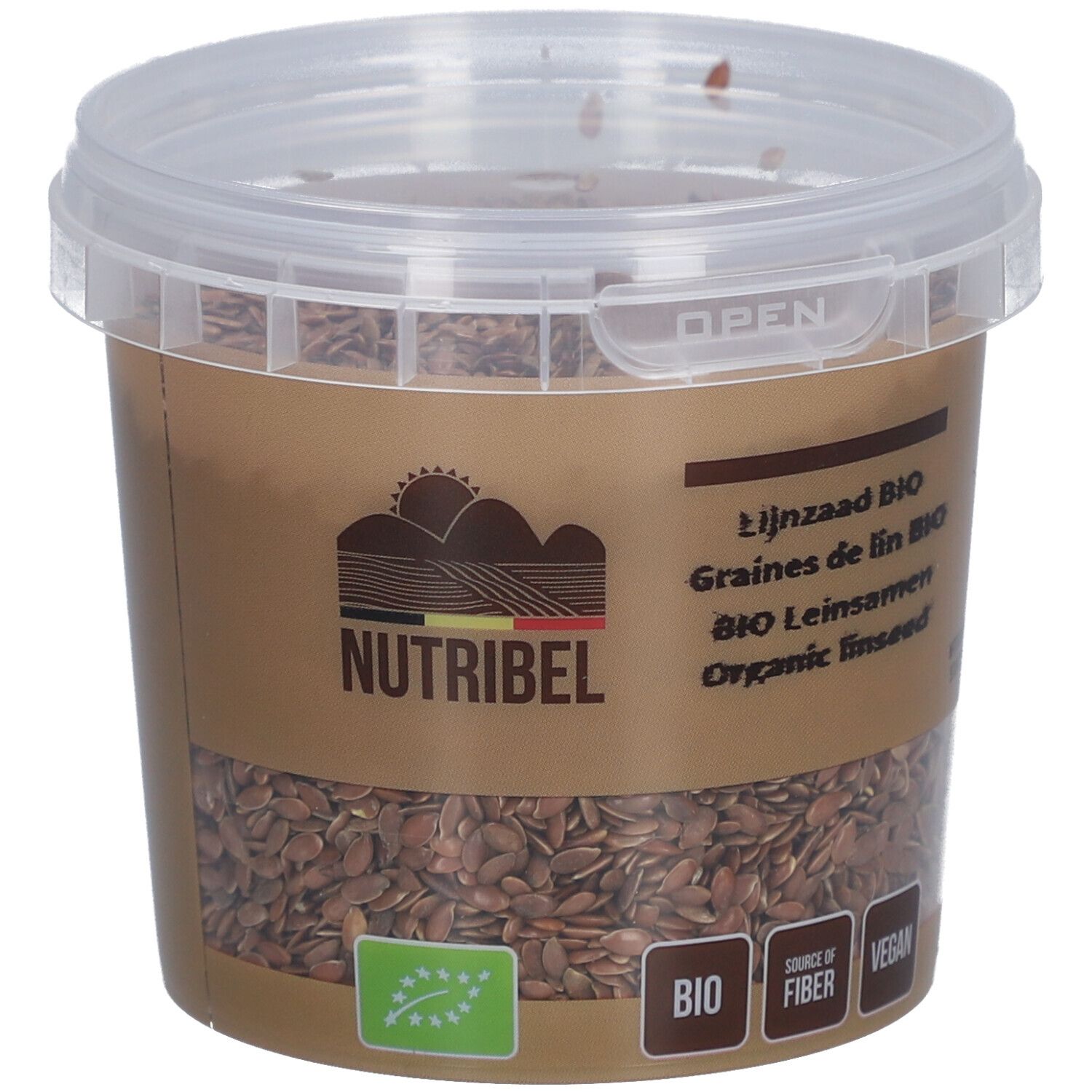 Nutribel Biologisch Lijnzaad Heel