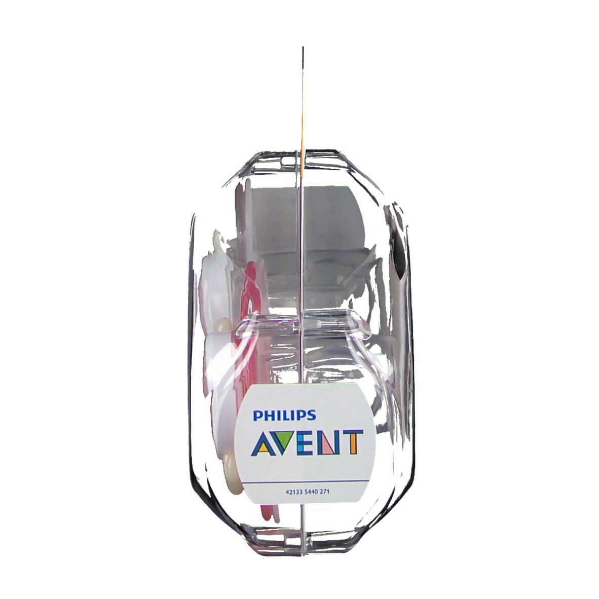 Avent Fopspeen Nacht Roze 6M