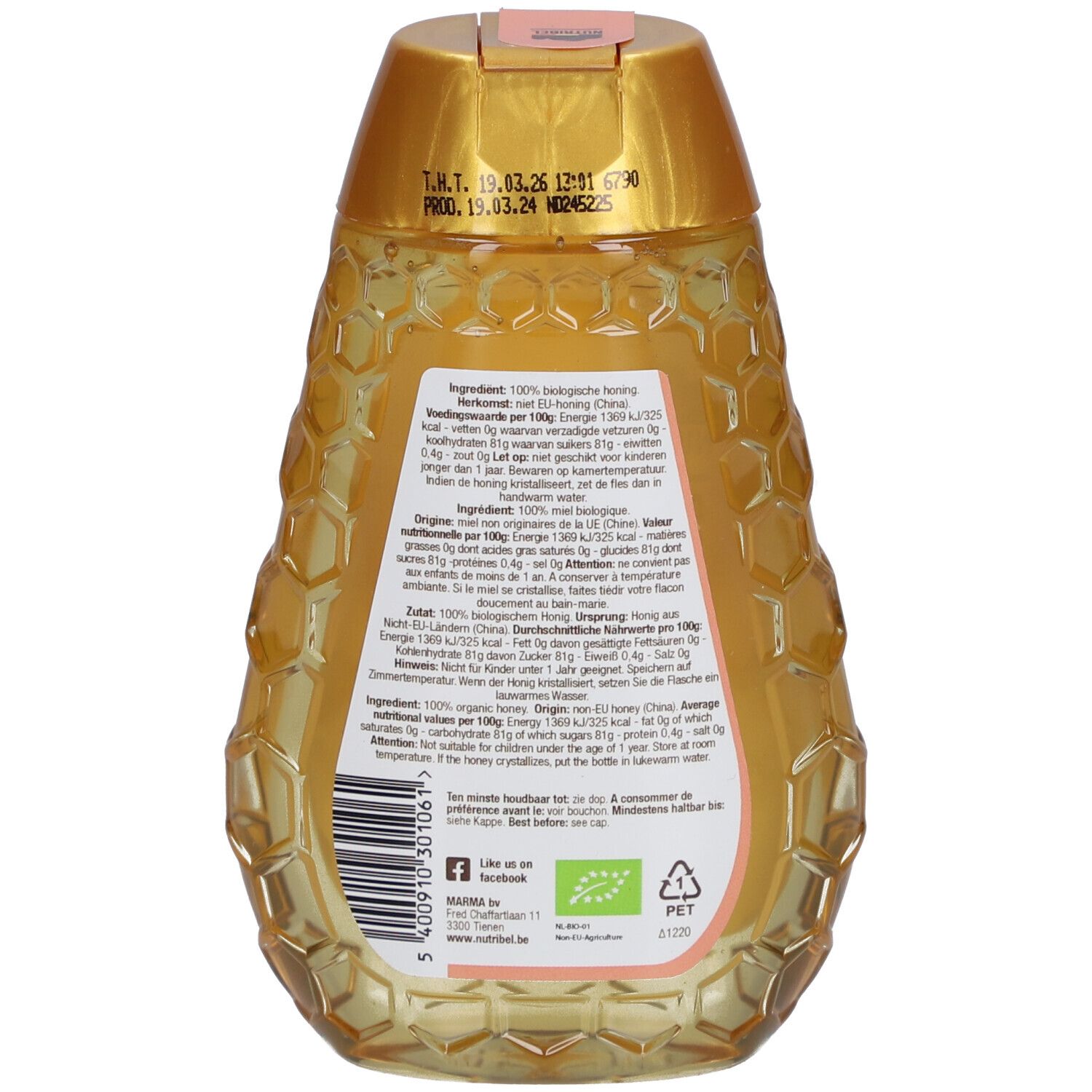 Nutribel Biologische Acaciahoning