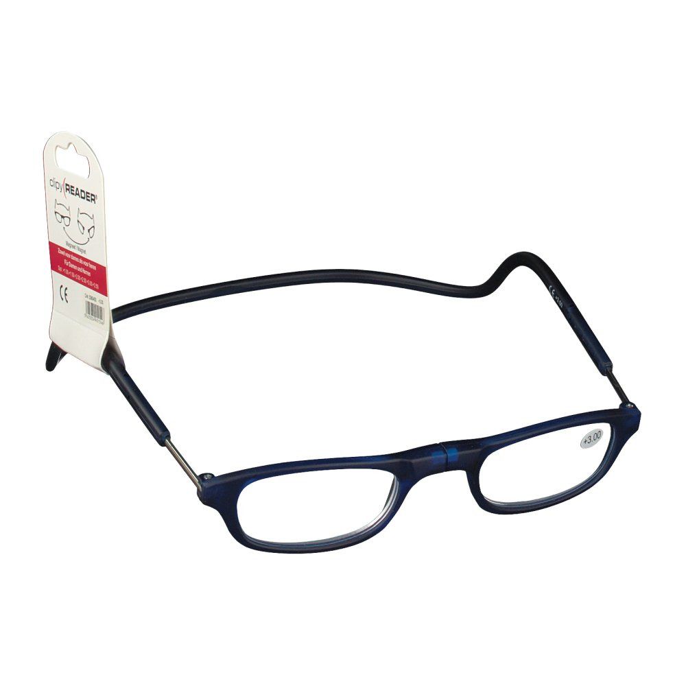 Pharmalens Clipyreader Blauw +3.00