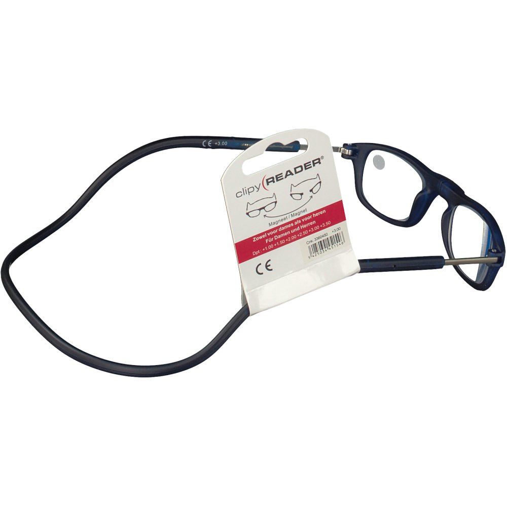 Pharmalens Clipyreader Blauw +3.00