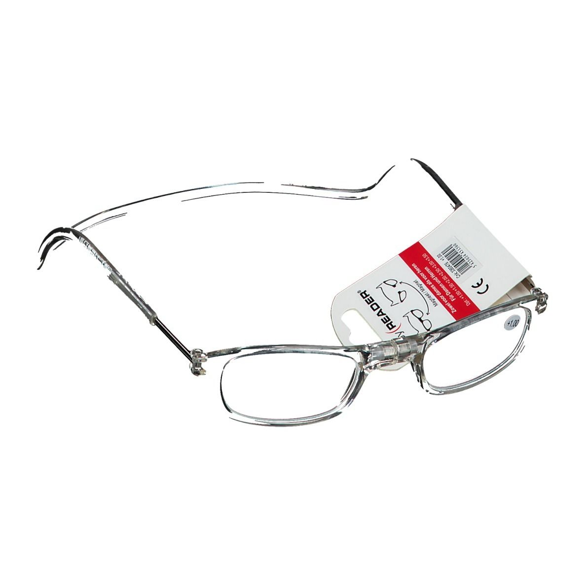 Pharmalens Clipyreader Transparant +1.00