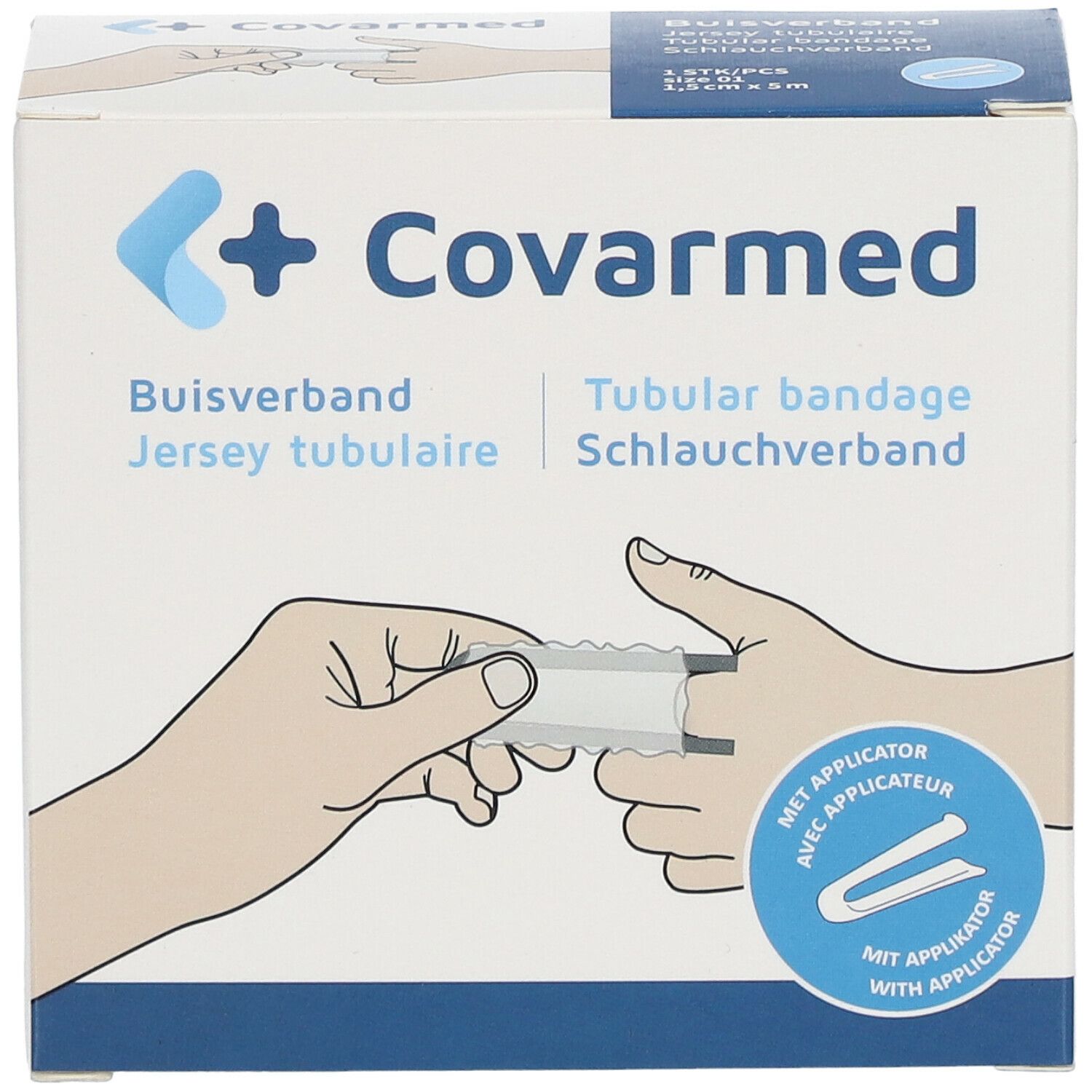 Covarmed Tubegauz + Applicator Plastic