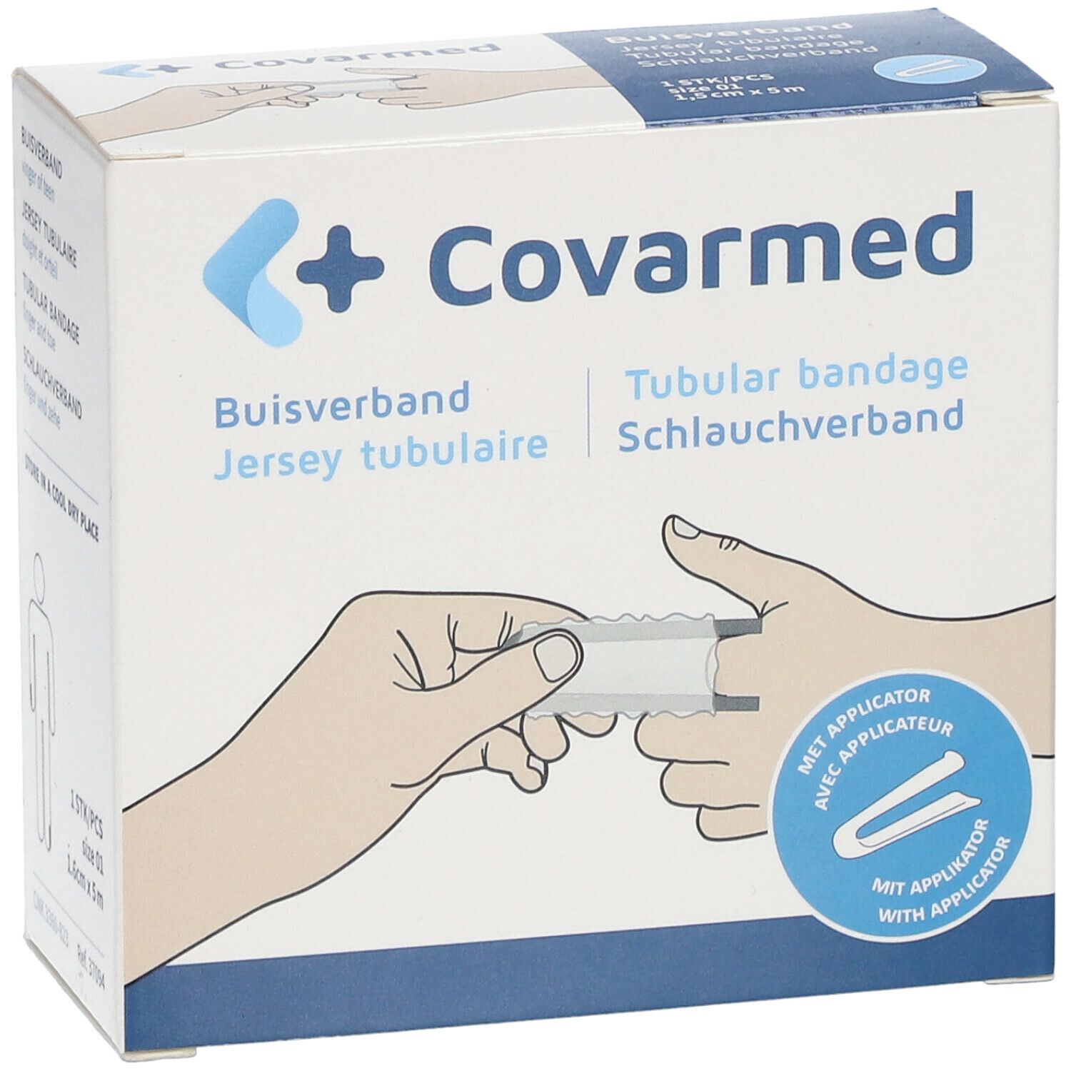 Covarmed Tubegauz + Applicator Plastic