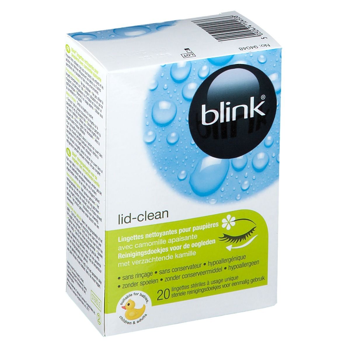 Blink Lid-Clean Tissues
