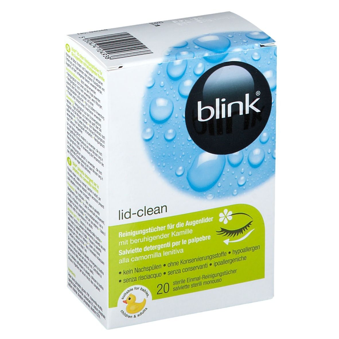 Blink Lid-Clean Tissues