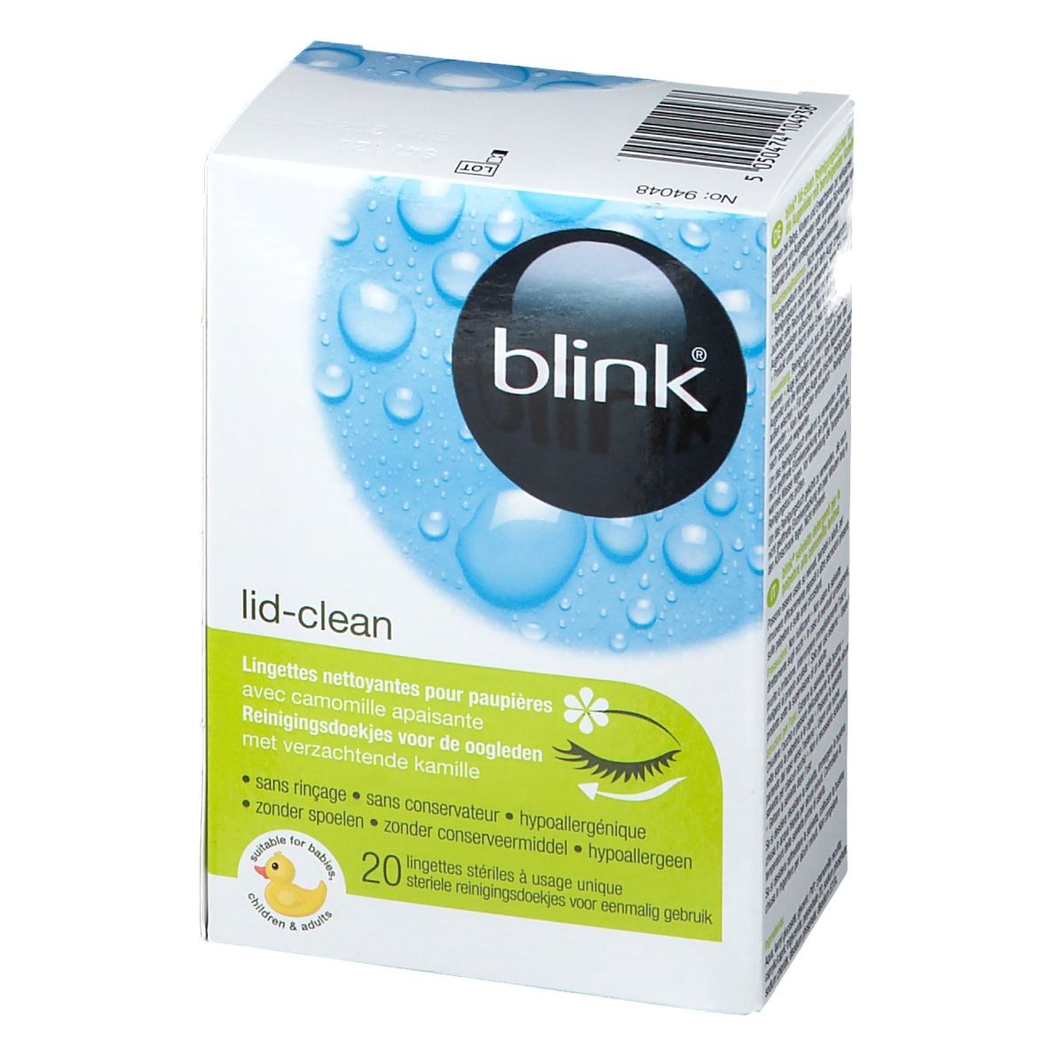 Blink Lid-Clean Tissues