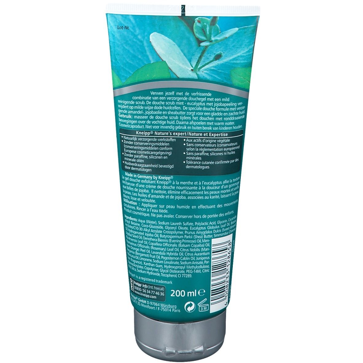 Kneipp Douche Exfoliante Menthe Eucalyptus