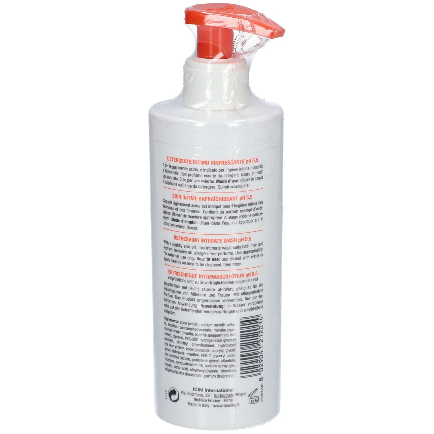 BioNike Triderm Intimate Refreshing Wash pH 5,5