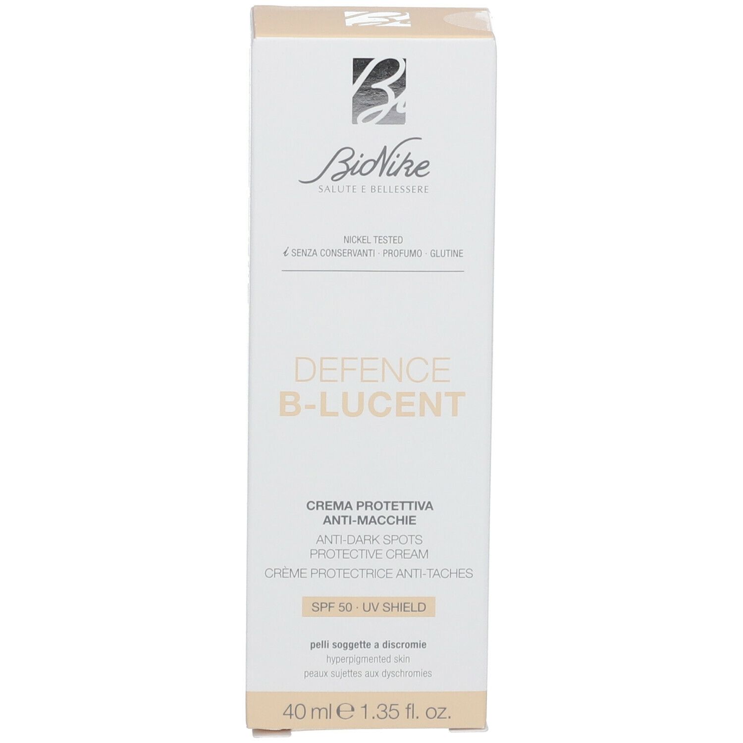 BioNike Defence B-Lucent Creme Protectrice Anti-Taches