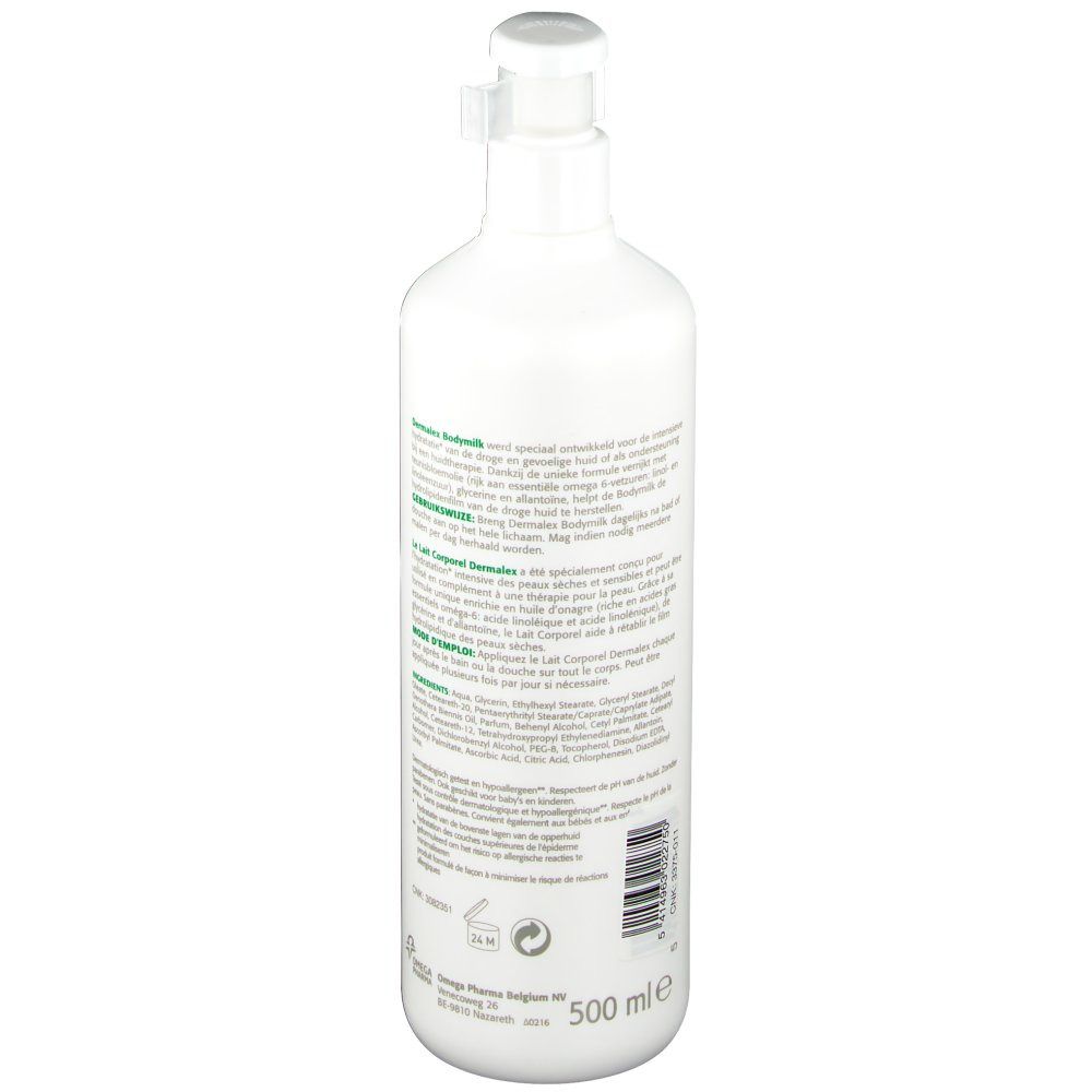Dermalex Bodymilk - Droge en Gevoelige Huid Verlaagde Prijs