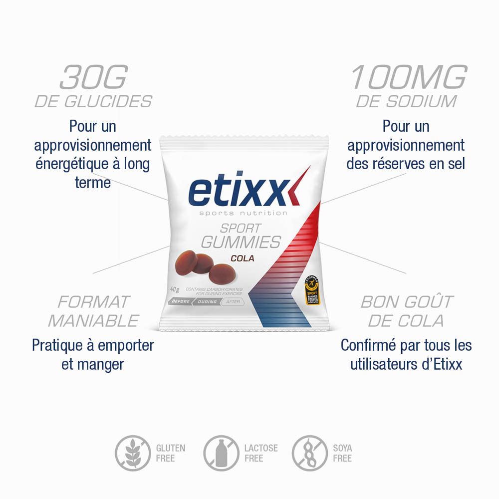 Etixx Sport Gummies Cola