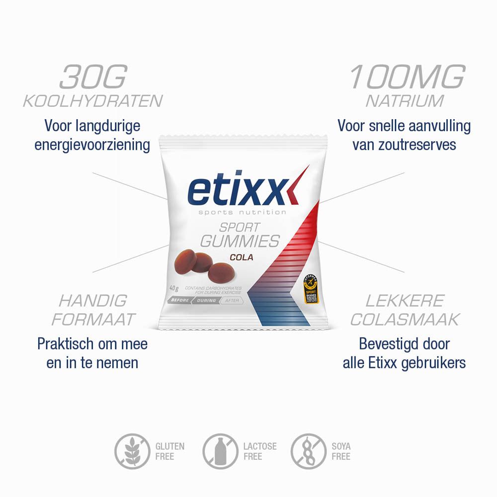 Etixx Sport Gummies Cola