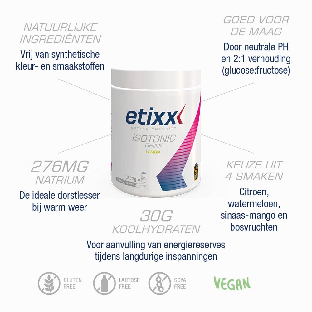 Etixx Isotonic Drink Lemon