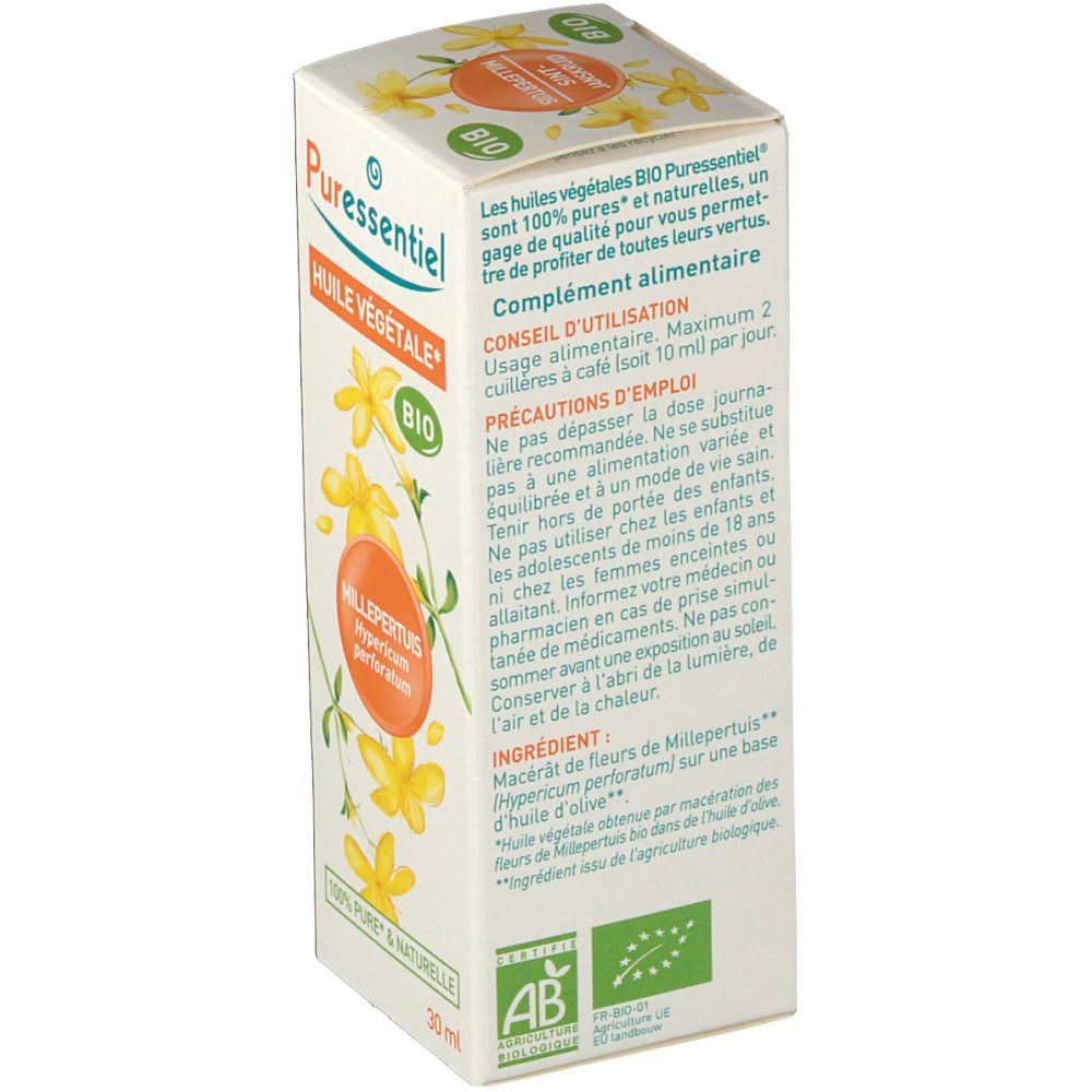 Puressentiel Plantaardige Olie Sint-Janskruid Bio