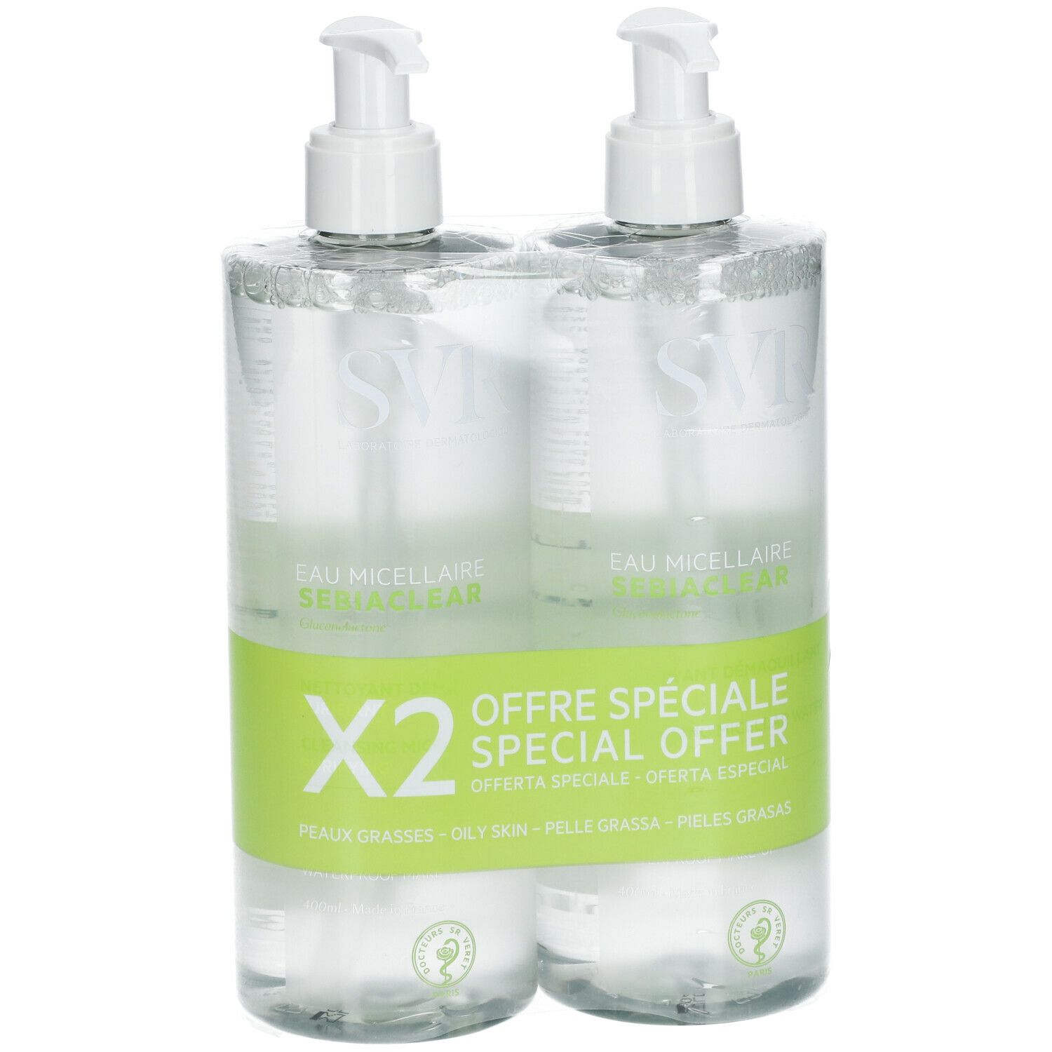 SVR Sebiaclear Eau Micellaire Duo