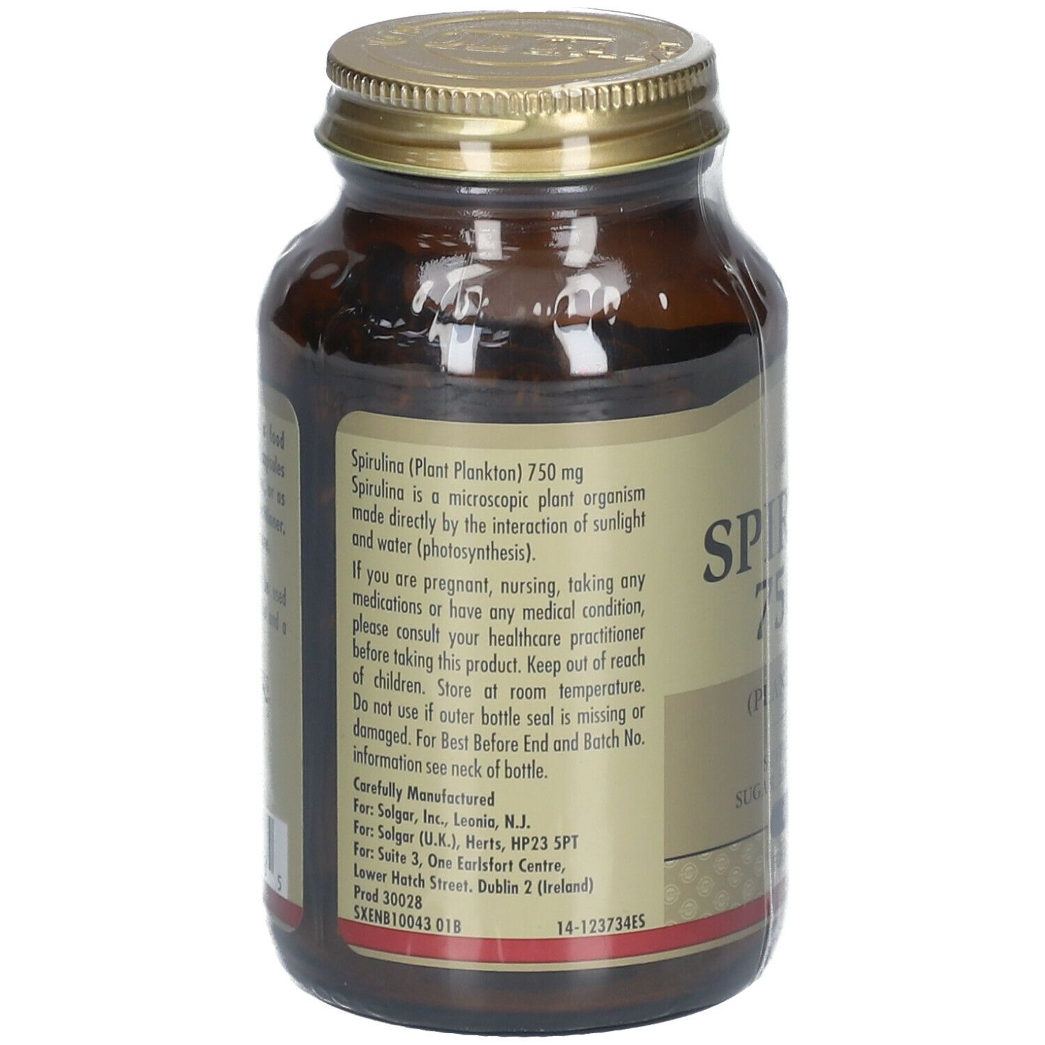 Solgar® Spirulina 750 mg 100 St - Farmaline