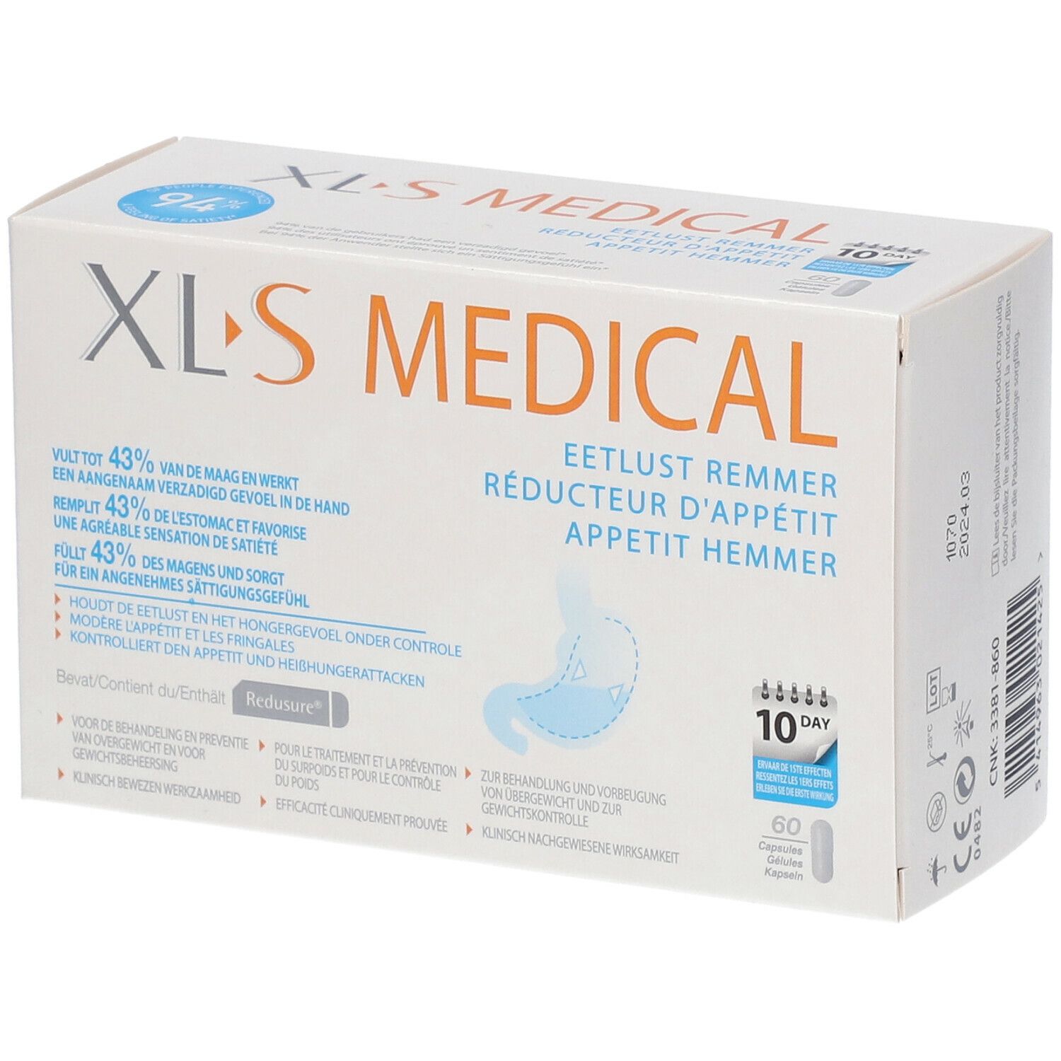 XLS Medical Eetlustremmer