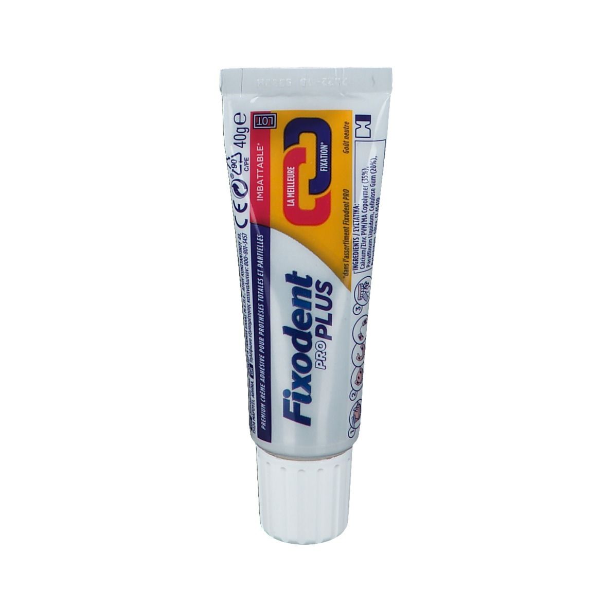 Fixodent Pro Plus Duo Action Pâte Adhésive