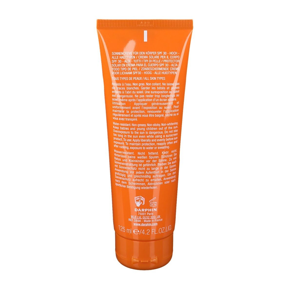 Darphin Soleil Plaisir SPF30 Crème Solaire Corporelle