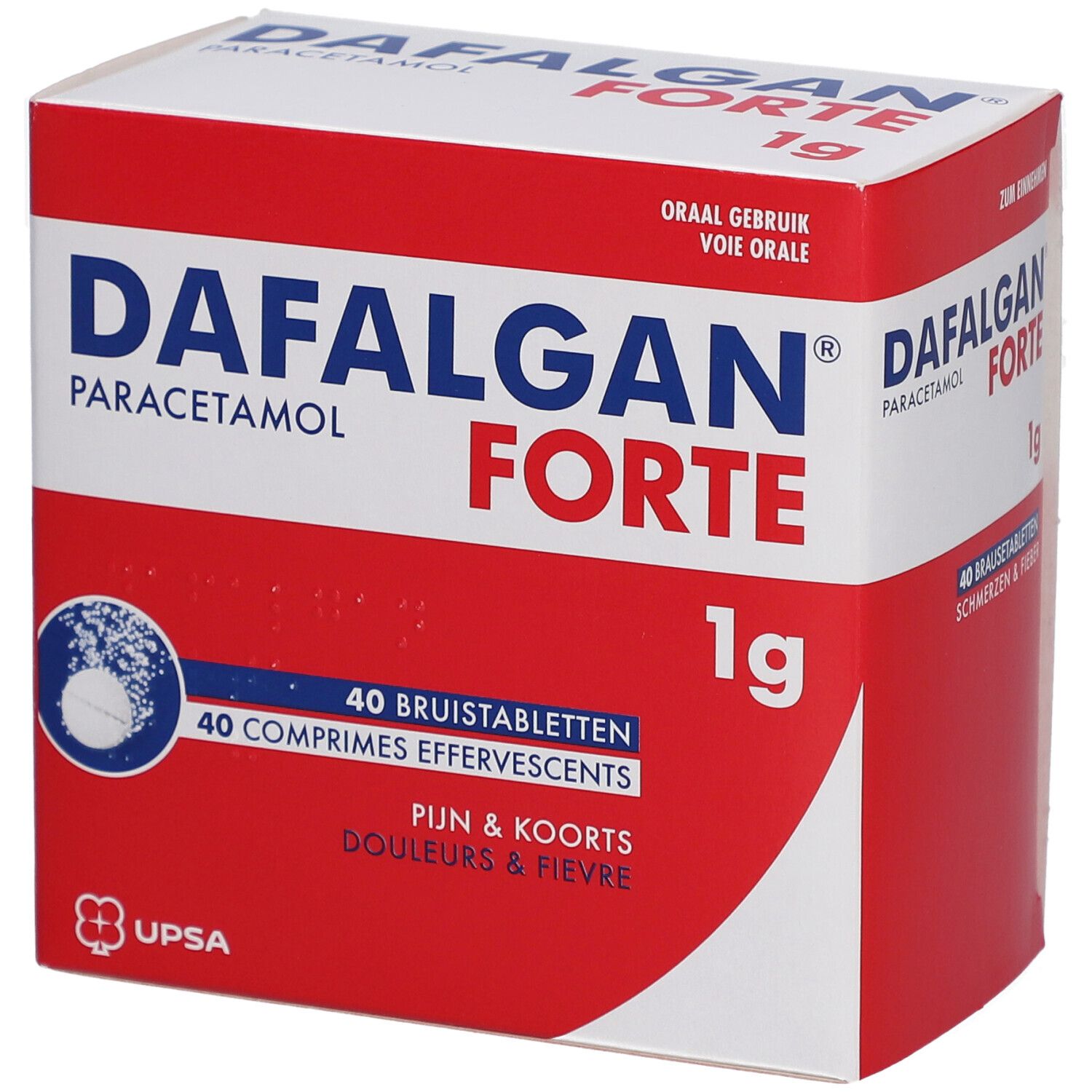 Dafalgan® Forte 1g Paracetamol | Pijn & Koorts