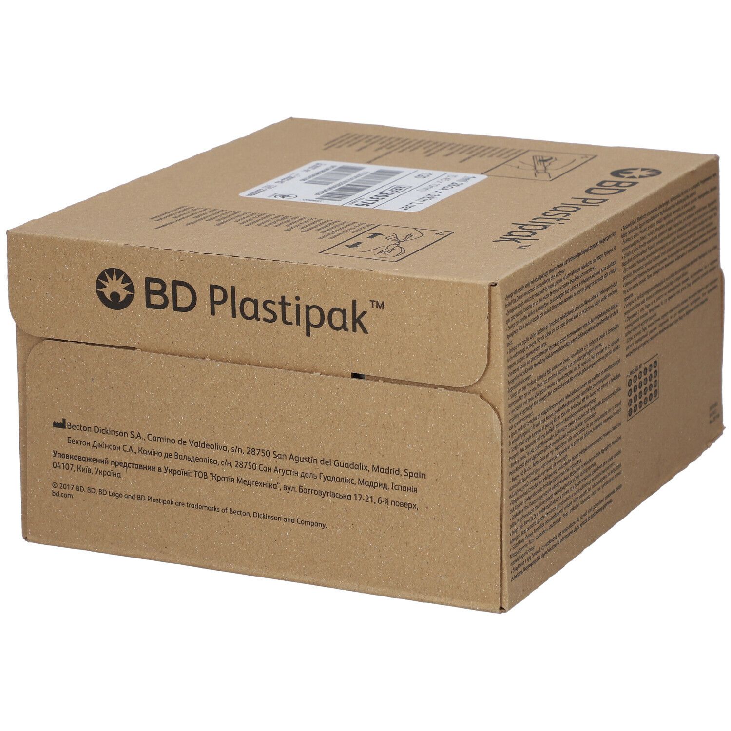 BD Plastipak Seringue + Aiguille Tuberculine 1 ml 26g3/8 303176