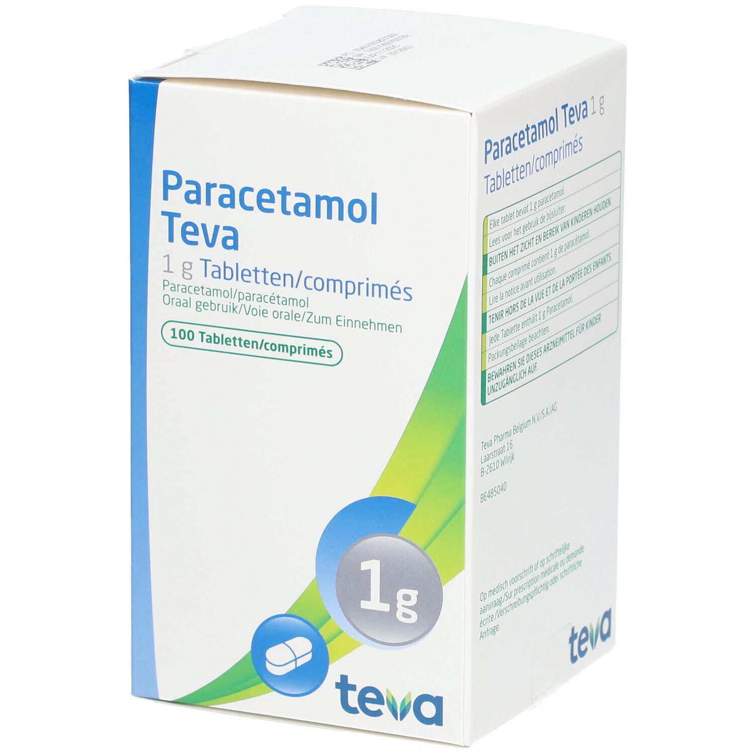 Paracetamol Teva 1g