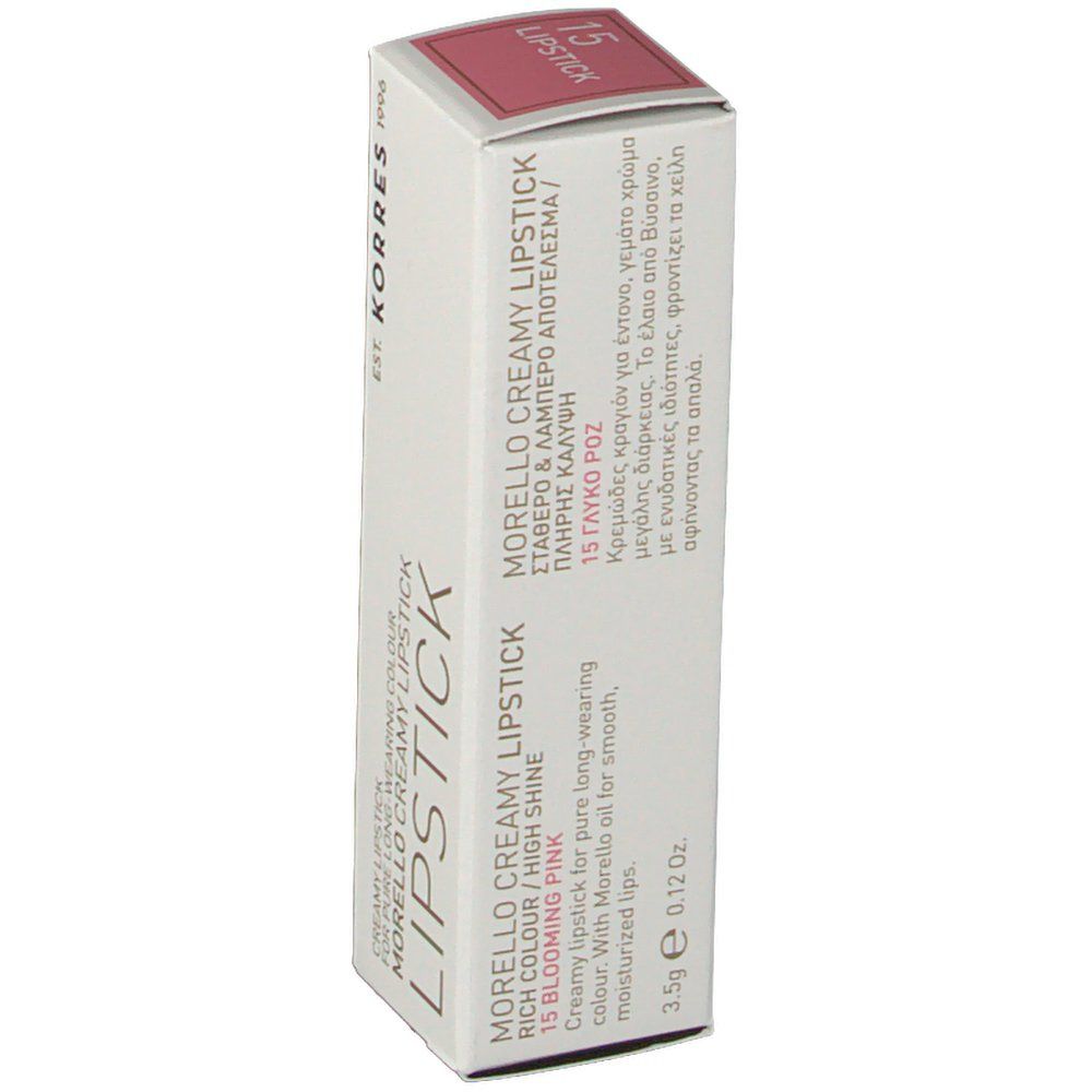 Korres Lipstick Morello Creamy Bloom Pink 15