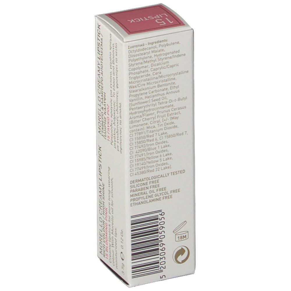 Korres Lipstick Morello Creamy Bloom Pink 15