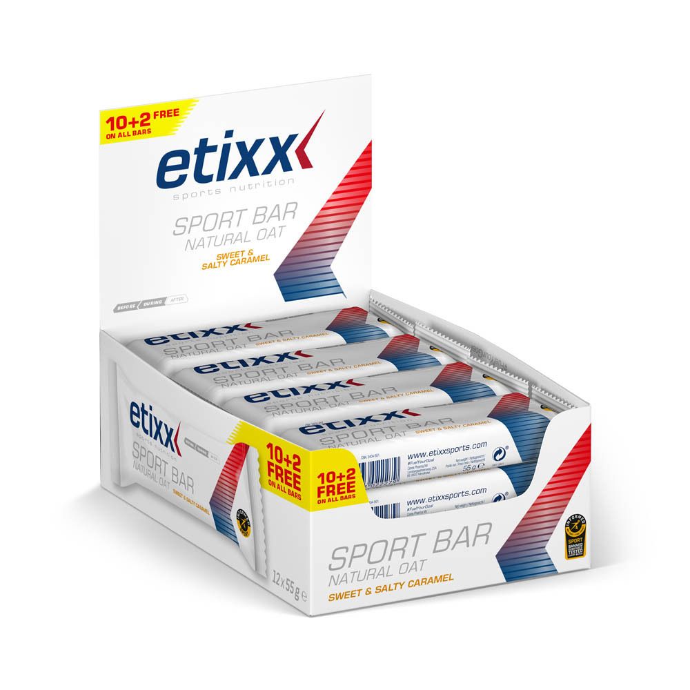 Etixx Natural Oat Sport Bar Sweet & Salty Caramel