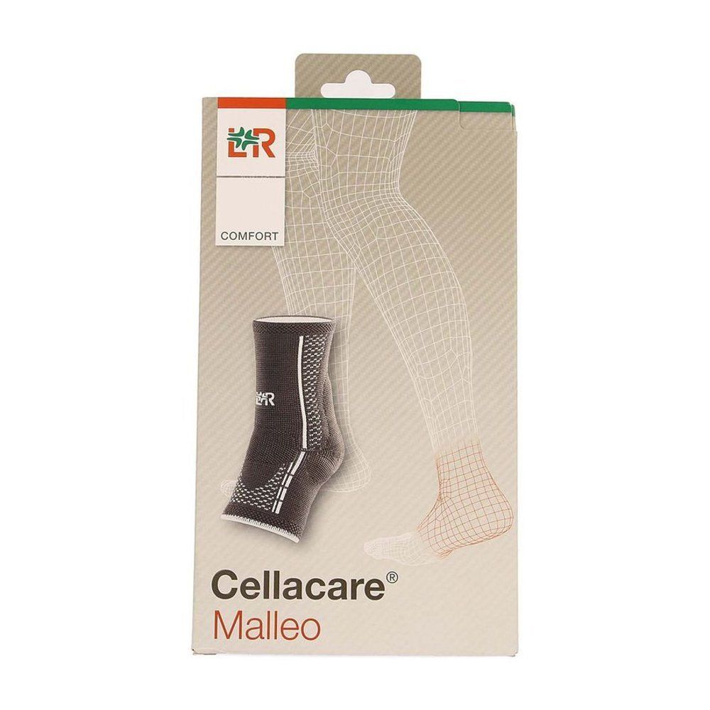 Cellacare Malleo Comfort in verpakking. Illustratie van een voet.