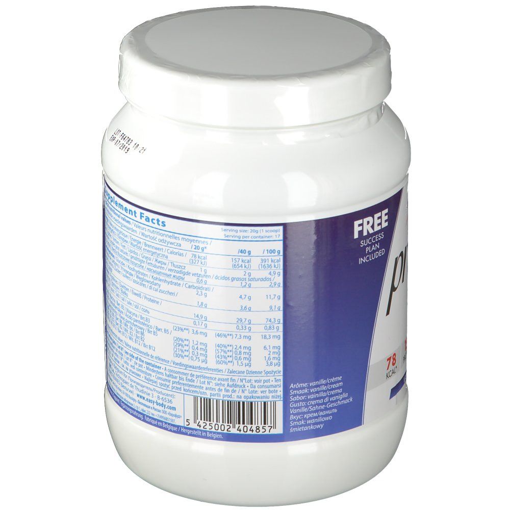 EASY BODY Protein Vanille/Crème