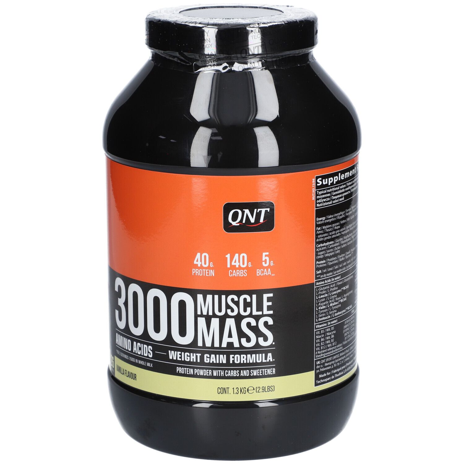 QNT Muscle Mass 3000 Vanille