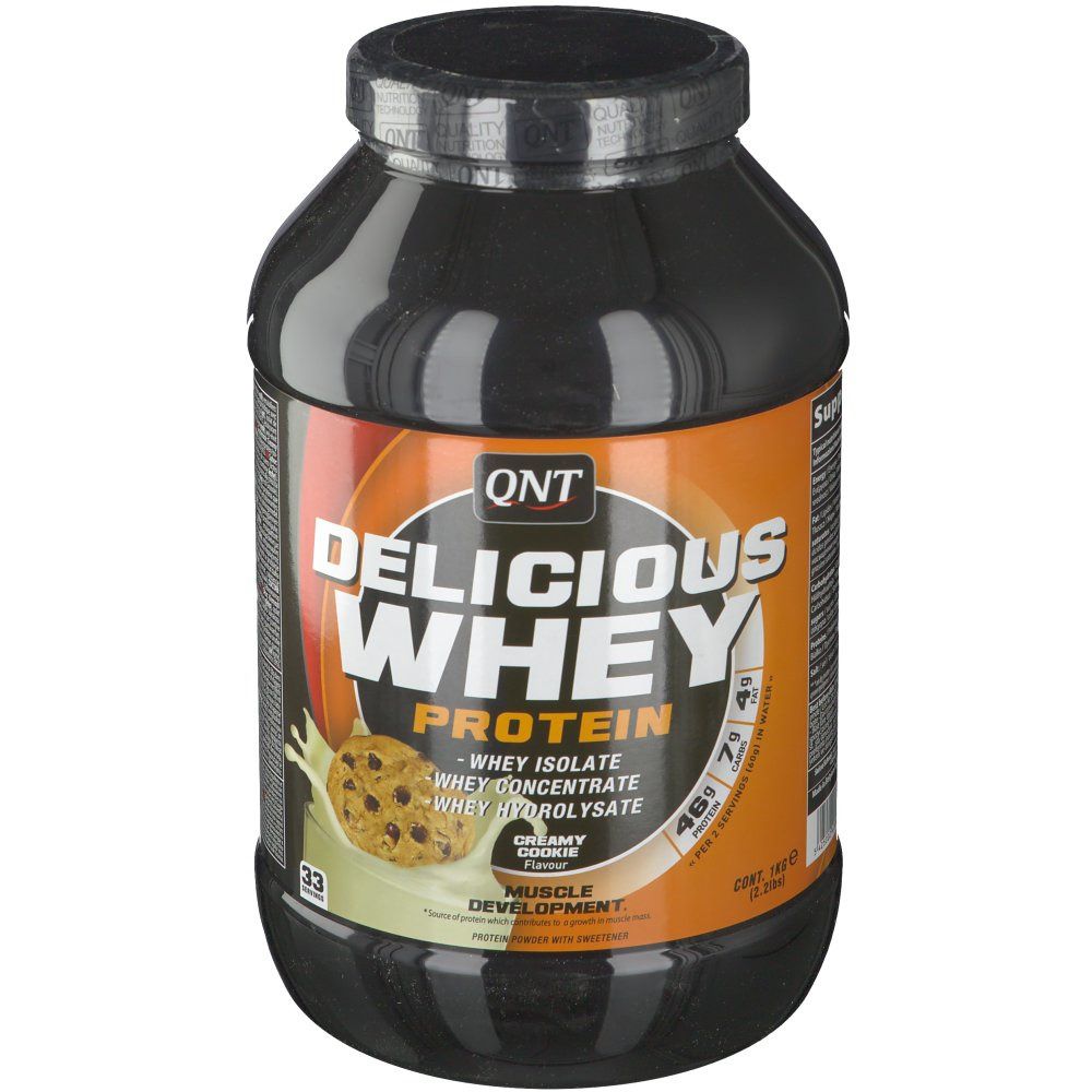 QNT Delicious Whey Protein Cookies & Crème