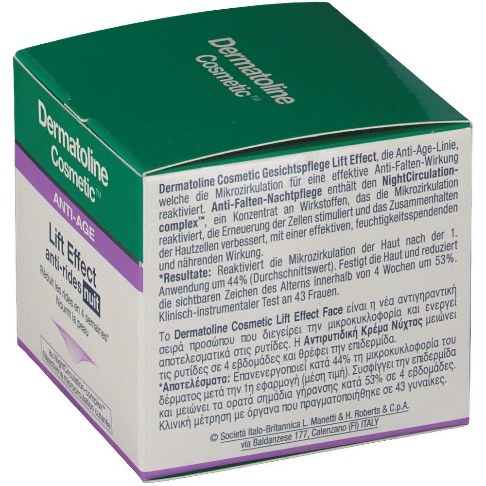 Dermatoline Cosmetic Lift Effect Anti-Rimpel Nacht Creme