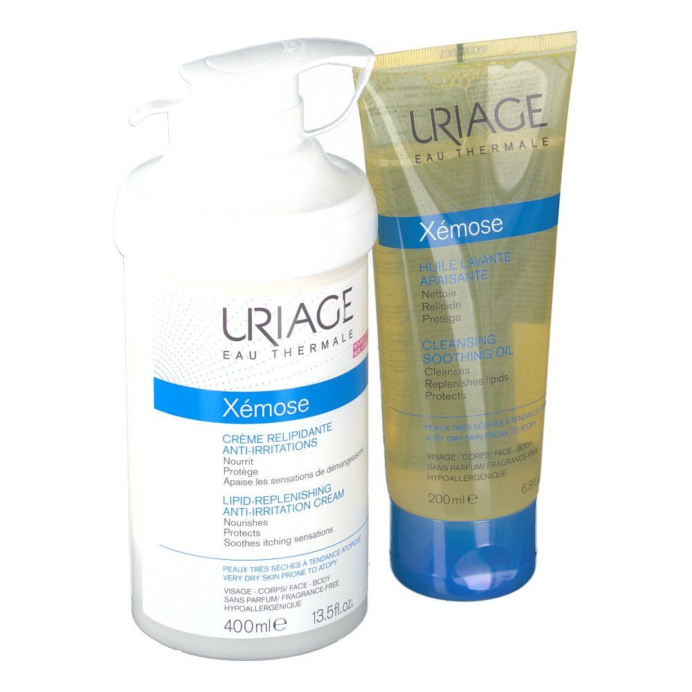 Uriage Xémose Creme + Reinigingsolie Pack