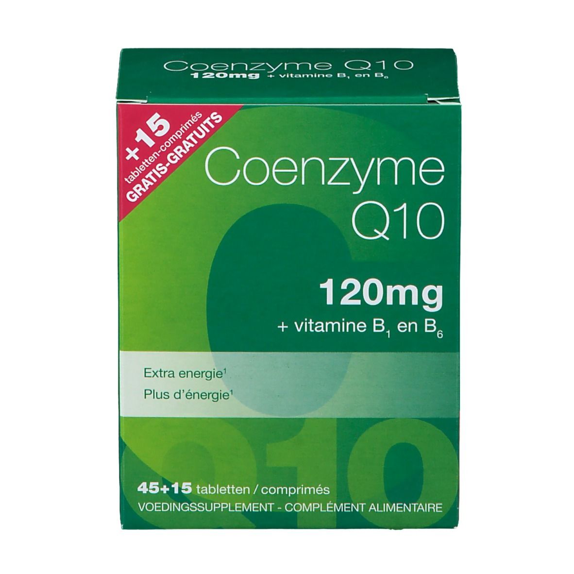 Revogan Coenzyme Q10 120mg + 15 GRATIS